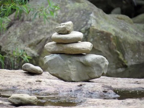 Stone of zen Stock Photos