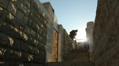 Stone_stairs_01 Video stock 512338