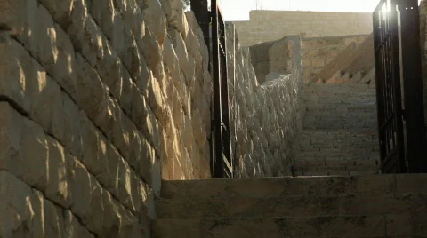 Stone_stairs_02 Stock Footage 512349