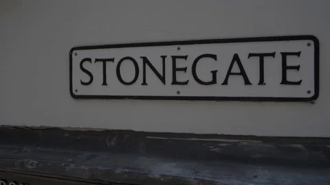 Stonegate, York, England Stock Footage 117550388