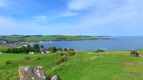 Stonehaven Scotland Stock Footage 115587069