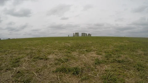 Stonehendge Distance - Timelapse Stock Footage 91047983