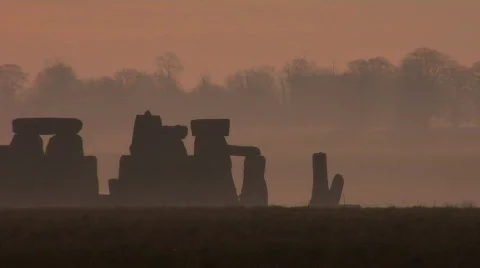 Stonehenge focus pulls 스톡 동영상 68434