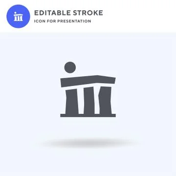 Stonehenge icon vector, filled flat sign, solid pictogram isolated on white,  Ilustração Stock