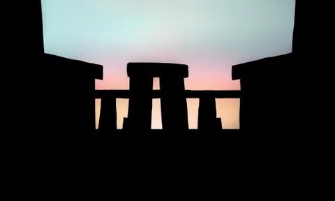 Stonehenge Stock Illustration