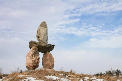 Stonehenge in Lithuania Stock Photos