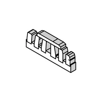 Stonehenge monument isometric icon vector illustration Ilustração Stock