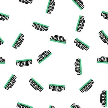 Stonehenge monument vector seamless pattern Ilustração Stock