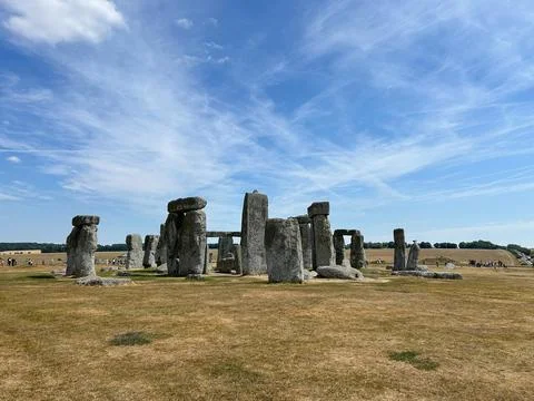 Stonehenge Perspective View Stock Photos