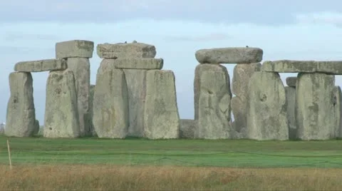 Stonehenge Rock Formation Stock Footage 11129171