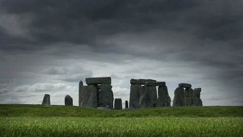 Stonehenge time lapse 4k 스톡 동영상 96385993