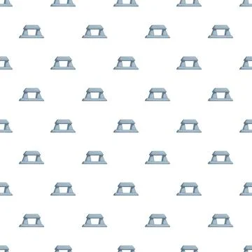 Stonehenge trilithon pattern forming seamless background 스톡 일러스트