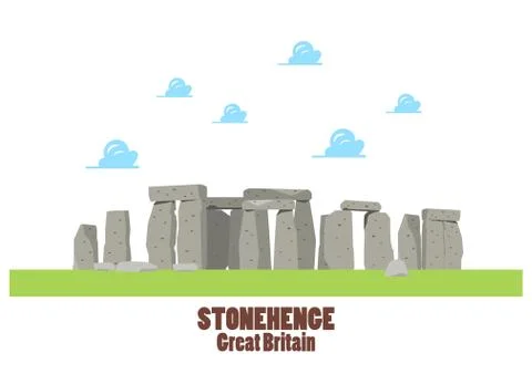 Stonehenge vector illustration Stock Illustration