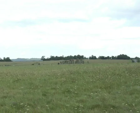 Stonehenge, zoom in Stock Footage