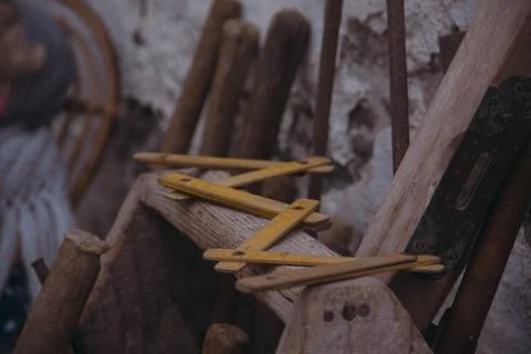 Stonemason tools Fotos de archivo