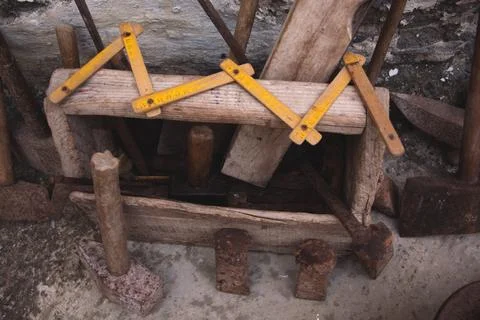 Stonemason tools Fotos de archivo