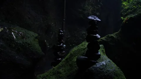 Stones in balance Stock Footage 270207380