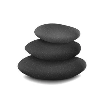 Stones in balanced pile イラスト素材