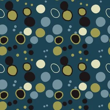 Stones on the beach creative pattern Illustrazione stock