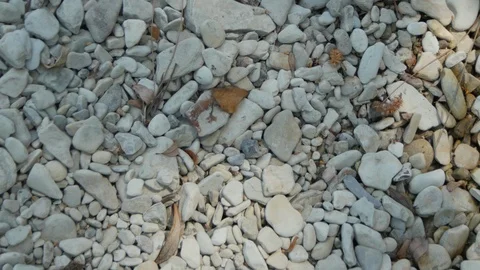 Stones On The Beach Stock Footage 89739113