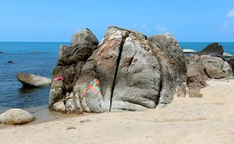 Stones on the beach Stock Photos