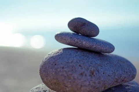 Stones at the beach 写真素材