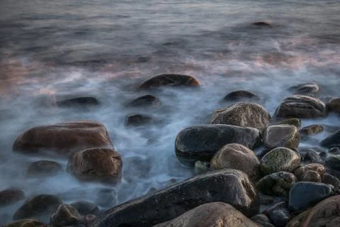 Stones at the beach Stock Photos