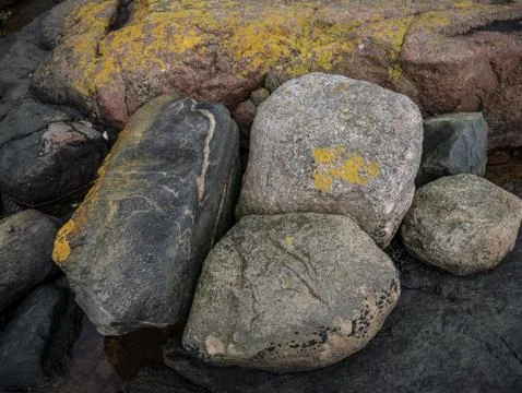 Stones at the beach Foto stock
