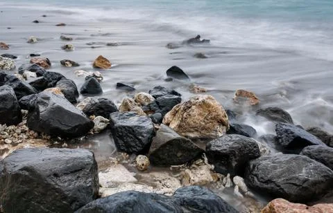 Stones on the beach Stock Photos