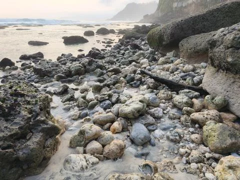 Stones on the beach Stock Photos