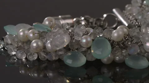 Stones Bracelet 2 Stock Footage 46509736