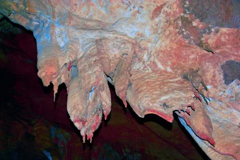 Stones in a cave Stock Photos