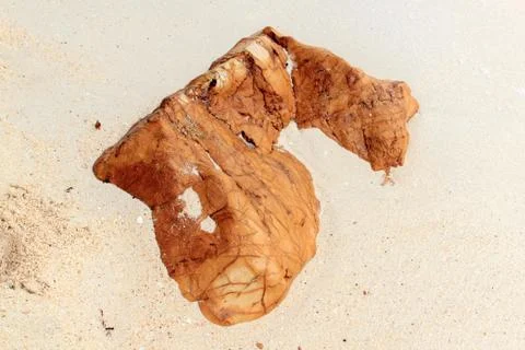 Stones embedded in sand Stock Photos