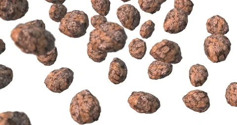 Stones falling slow motion Stock Footage 105186861