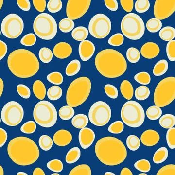 Stones flow seamless pattern Illustrazione stock