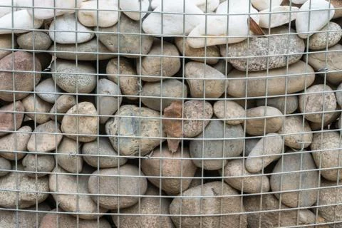 The stones in the grid Foto stock