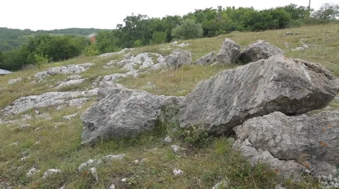 The Stones On the Ground. 库存影片 65823073