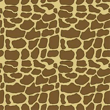 Stones handdrawn seamless brown pattern. Vector illustration. Illustrazione stock