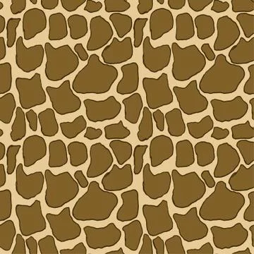 Stones handdrawn seamless brown pattern. Vector illustration. Stock Illustration