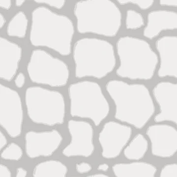 Stones handdrawn seamless gray pattern. Vector illustration. Stock Illustration