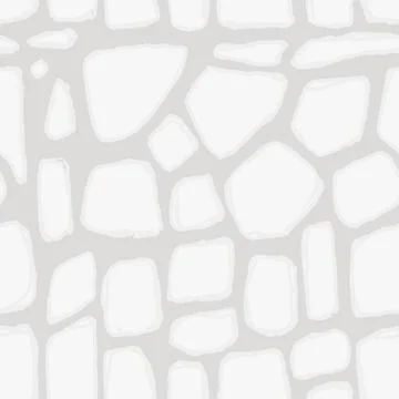Stones handdrawn seamless gray pattern. Vector illustration. Stock Illustration