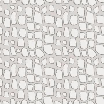 Stones handdrawn seamless gray pattern. Vector illustration. Stock Illustration