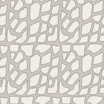 Stones handdrawn seamless gray pattern. Vector illustration. イラスト素材