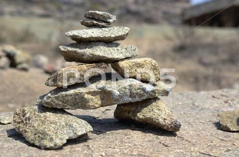Stones Installation Stock Photos