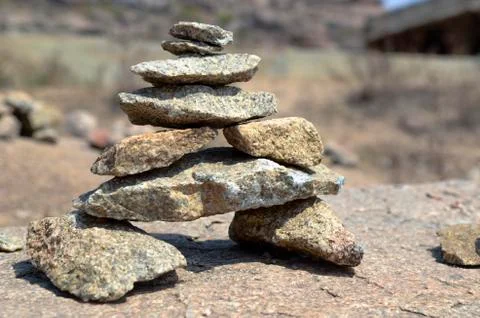 Stones Installation Stock Photos