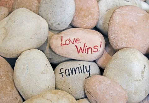 Stones with message Stock Photos