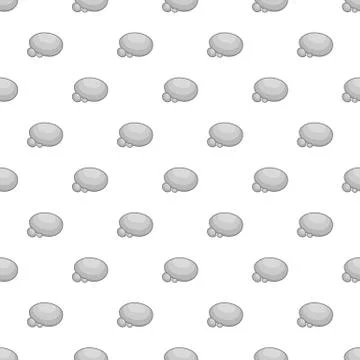 Stones pattern, cartoon style Stock Illustration