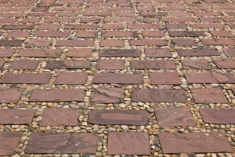 Stones of the pavement pattern Foto stock