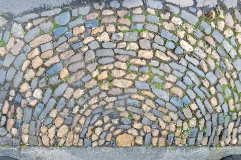 Stones in pavement Stock Photos