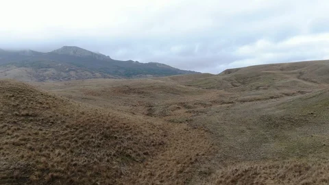 Stones piled in the mountains Stock Footage 105669835